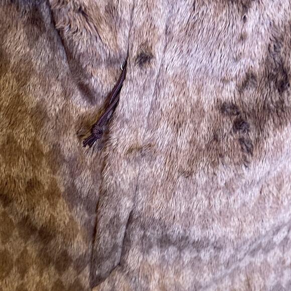 The North Face Long Sleeve Fleece Jacket Zipper Closure Diamond Pattern EUC Sz M - Picture 3 of 13